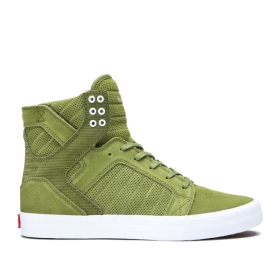 Supra SKYTOP Høye Sneakers Dame Hvite | NO-98659